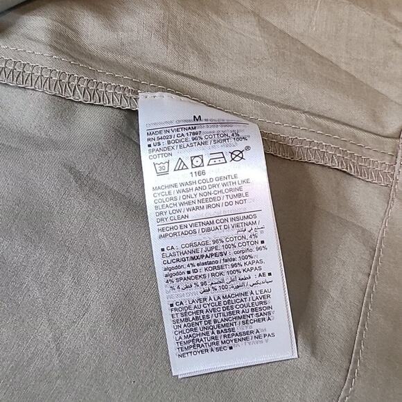 NWT Old Navy neutral fit and flare midi dress - Picture 8 of 9